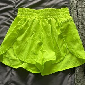 Neon Athletic Shorts